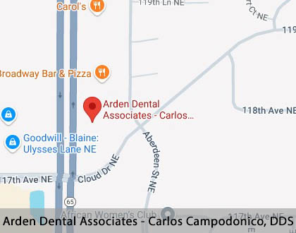 Map image for Zoom Teeth Whitening in Blaine, MN